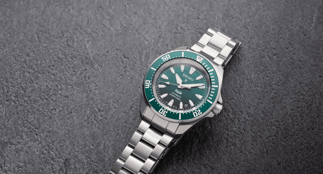 Seiko Prospex Samurai PADI 60th Anniversary Underwater Green - SRPL53K1 Özel Üretim Otomatik Erkek Kol Saati 6