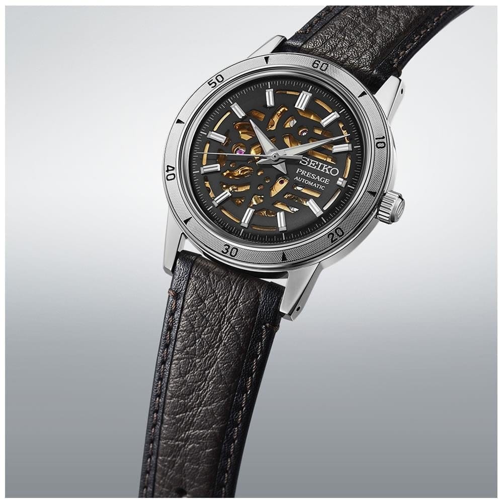 Seiko Presage Style60s Elegant yet Rugged - Biker Style SSA461J Otomatik Erkek Kol Saati 2