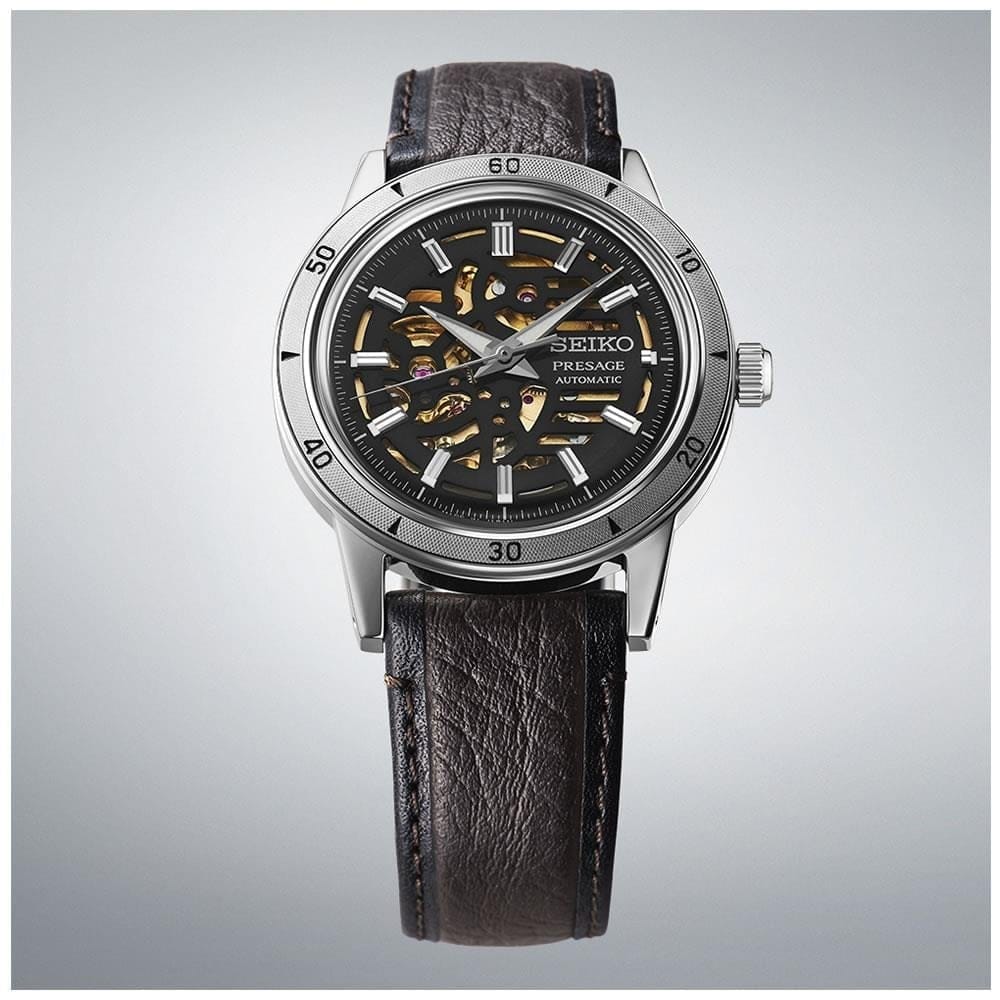 Seiko Presage Style60s Elegant yet Rugged - Biker Style SSA461J Otomatik Erkek Kol Saati 3