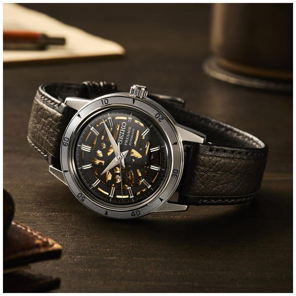 Seiko Presage Style60s Elegant yet Rugged - Biker Style SSA461J Otomatik Erkek Kol Saati 4