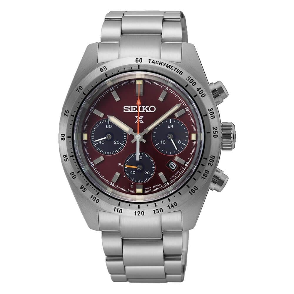 Seiko Prospex Speedtimer Solar Factory Red SSC953P Limitli Üretim Solar Erkek Kol Saati 1