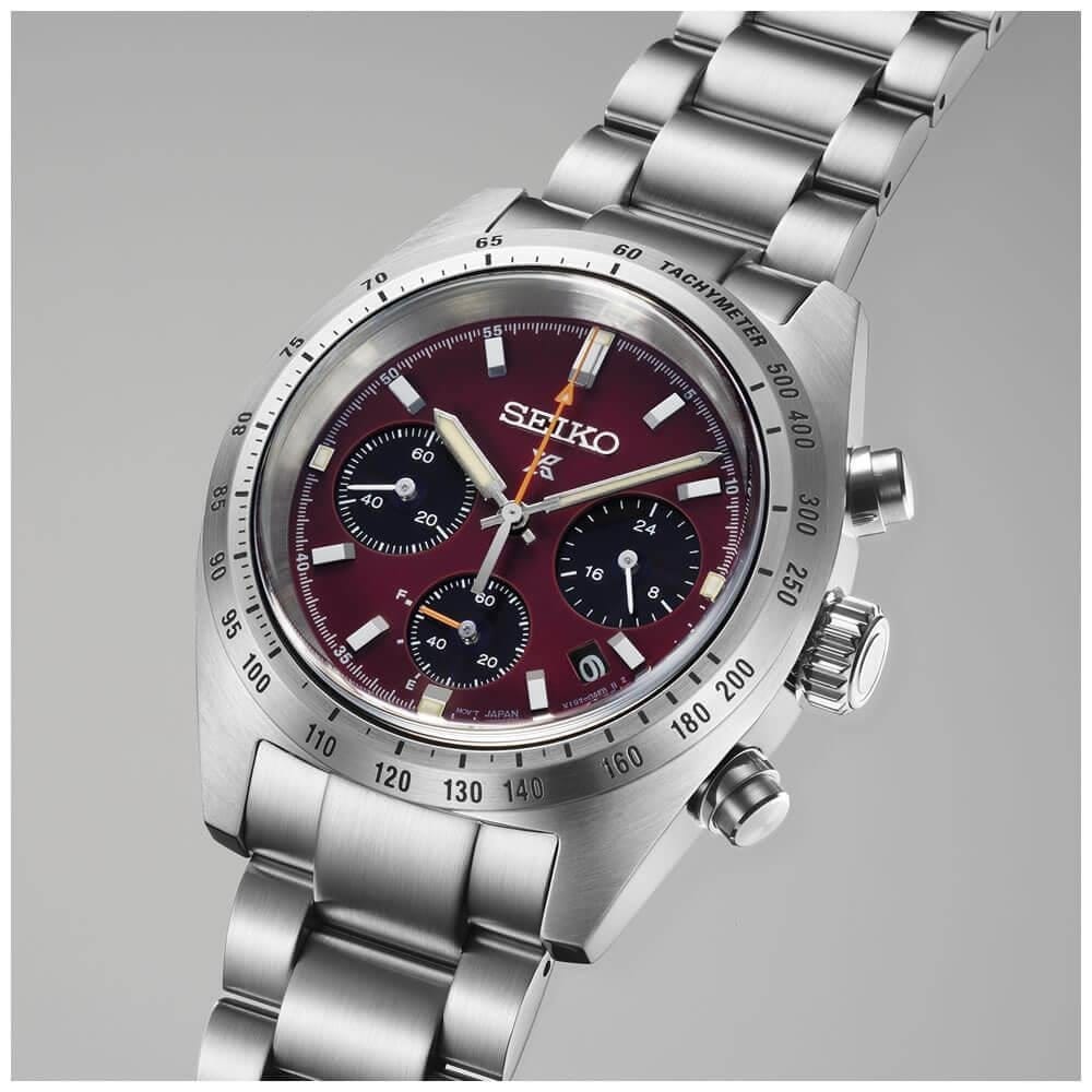 Seiko Prospex Speedtimer Solar Factory Red SSC953P Limitli Üretim Solar Erkek Kol Saati 2