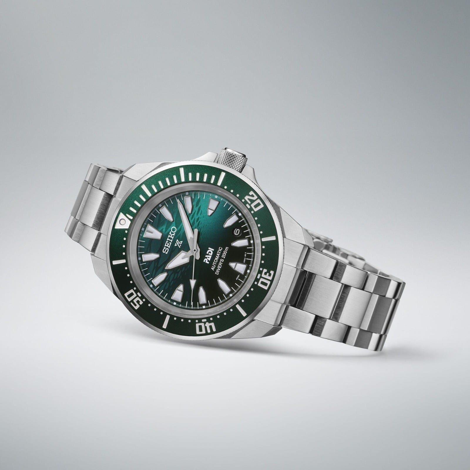 Seiko Prospex Samurai PADI 60th Anniversary Underwater Green - SRPL53K1 Özel Üretim Otomatik Erkek Kol Saati 4