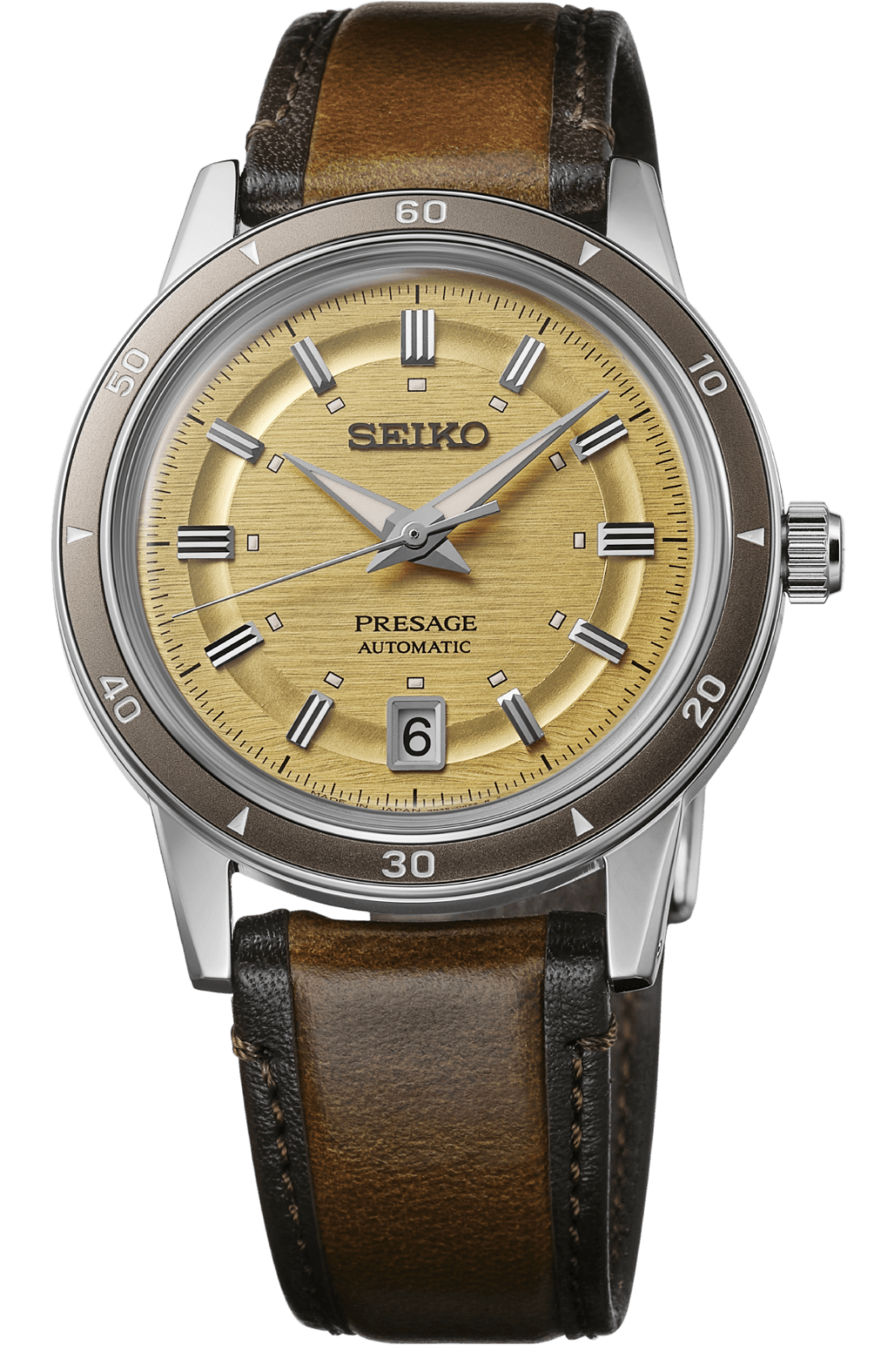 Seiko Presage Style60s Golden Yellow - SRPL75J1 Otomatik Erkek Kol Saati