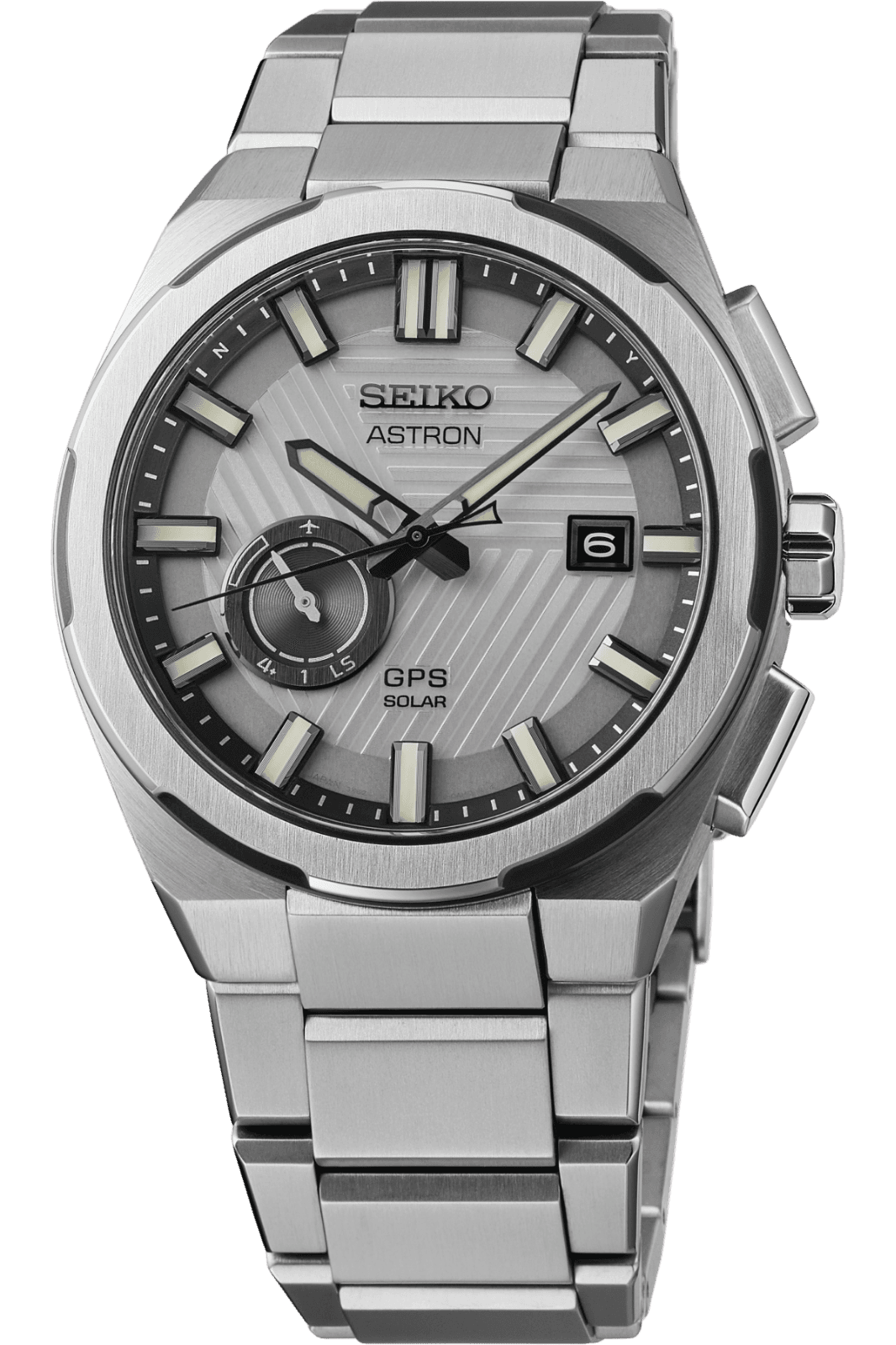Seiko SSJ037J1 Astron GPS Solar Silver Tone Limited Edition Erkek Kol Saati