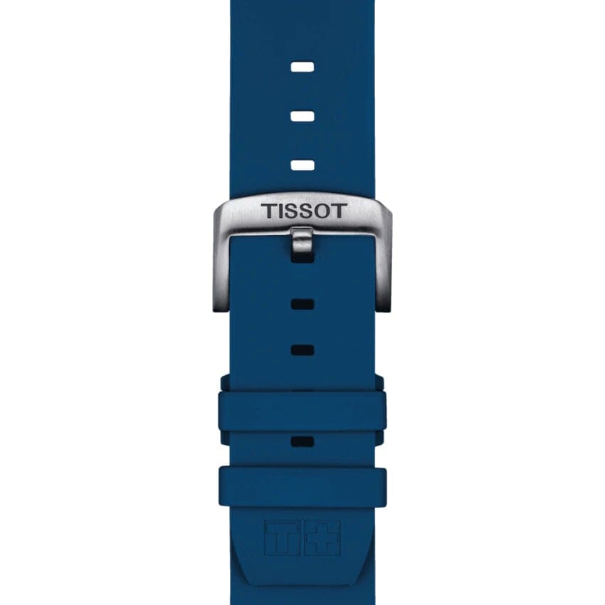 TISSOT T852047175 - T852.047.175  OFFICIAL BLUE SILICONE STRAP LUGS 22 MM KOL SAATİ