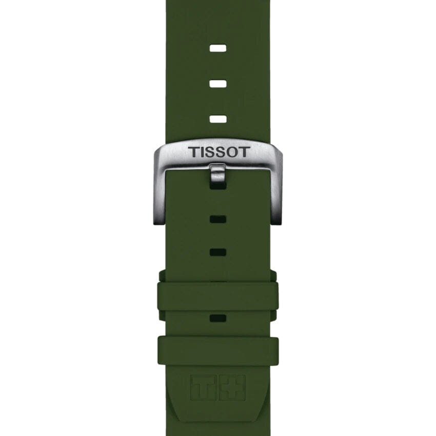 TISSOT T852047177 - T852.047.177  OFFICIAL KHAKI SILICONE STRAP LUGS 22 MM KOL SAATİ