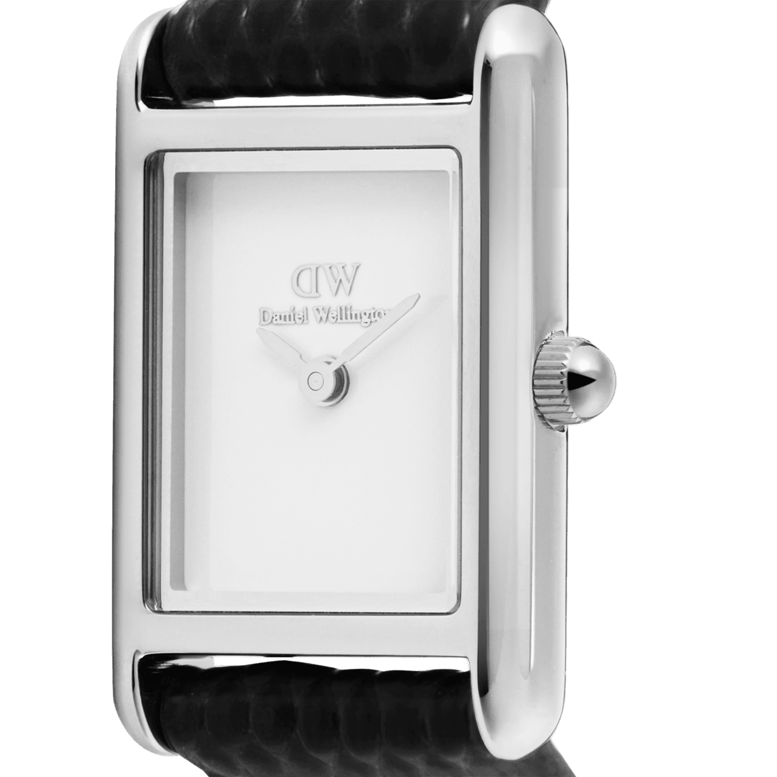 DANIEL WELLINGTON Bound Mini Black Lizard Silver DW00600901 Erkek KOL SAATİ 3