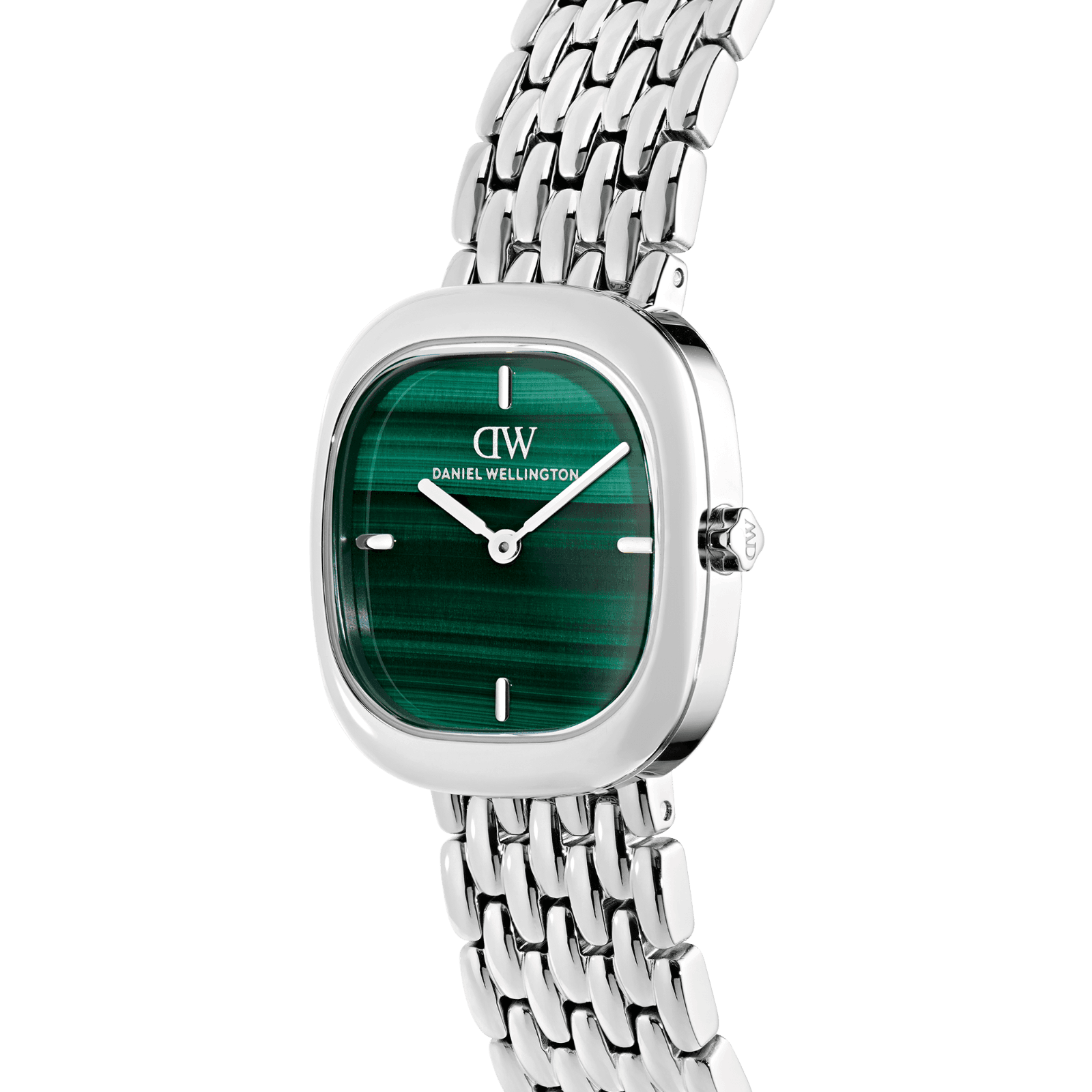 DANIEL WELLINGTON Corta Malachite Grain-Link Silver DW00600991 Kadın KOL SAATİ 2