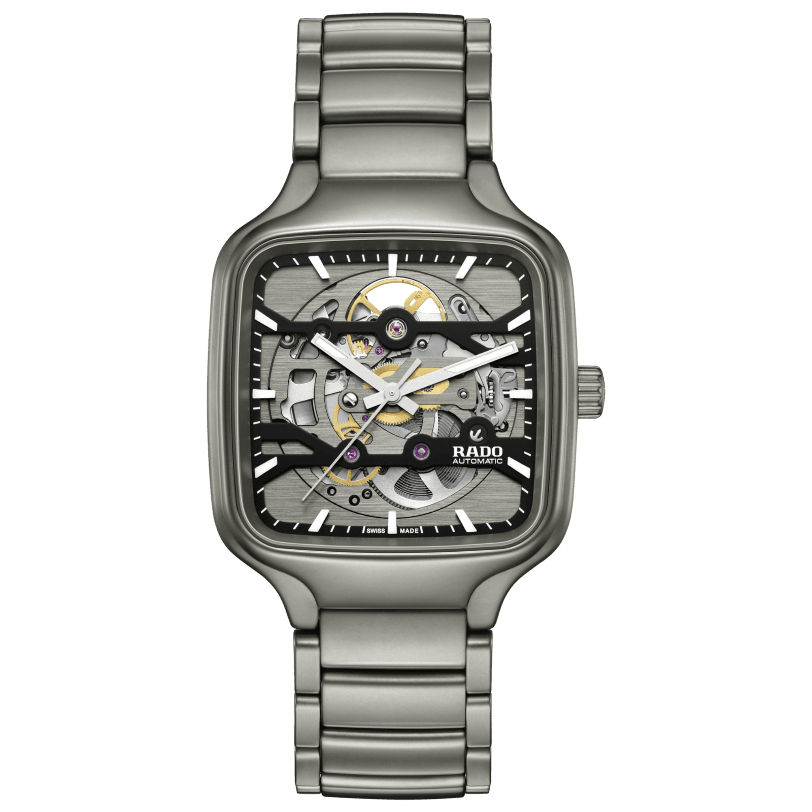 RADO R27196152 TRUE SQUARE AUTOMATIC SKELETON UNISEX KOL SAATİ