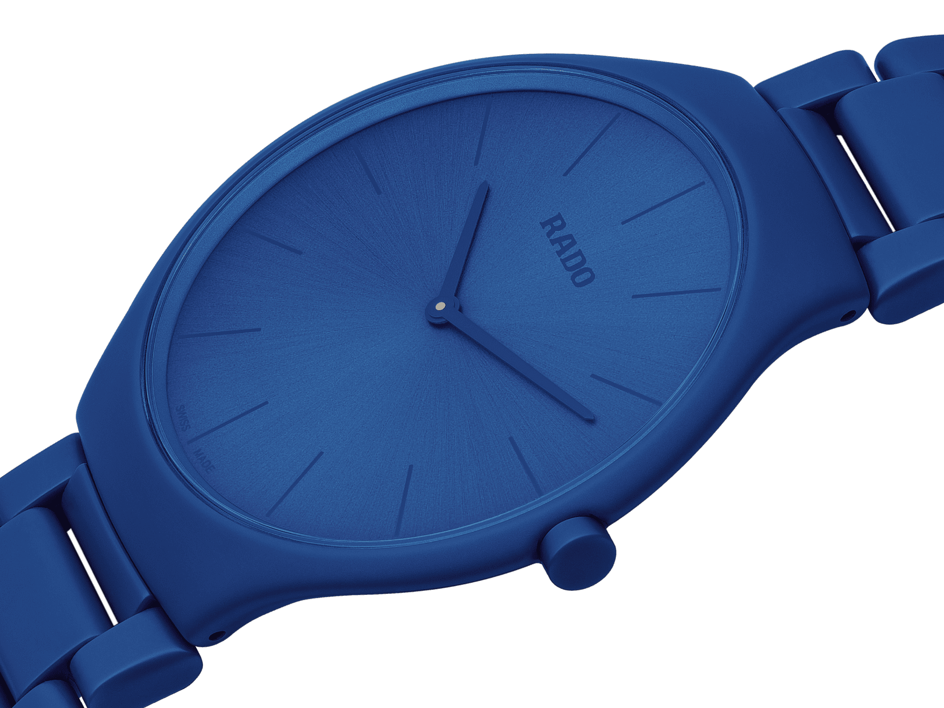 RADO R27092622 TRUE THINLINE LES COULEURS™ LE CORBUSIER SPECTACULAR ULTRAMARINE 4320K UNISEX KOL SAATİ 3