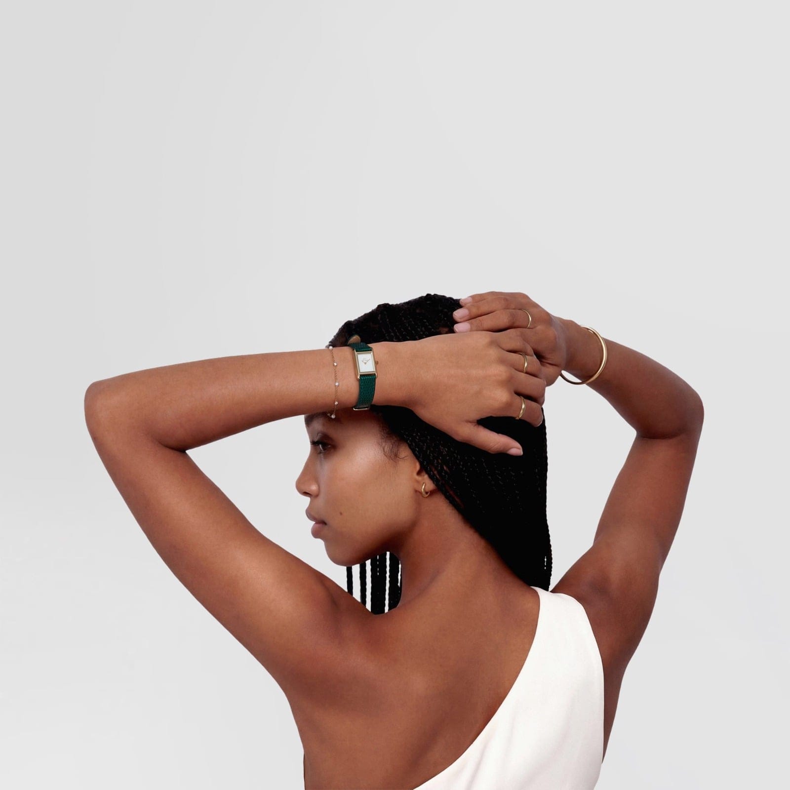 DANIEL WELLINGTON Bound Mini Green Lizard Gold DW00600906 Kadın KOL SAATİ 2