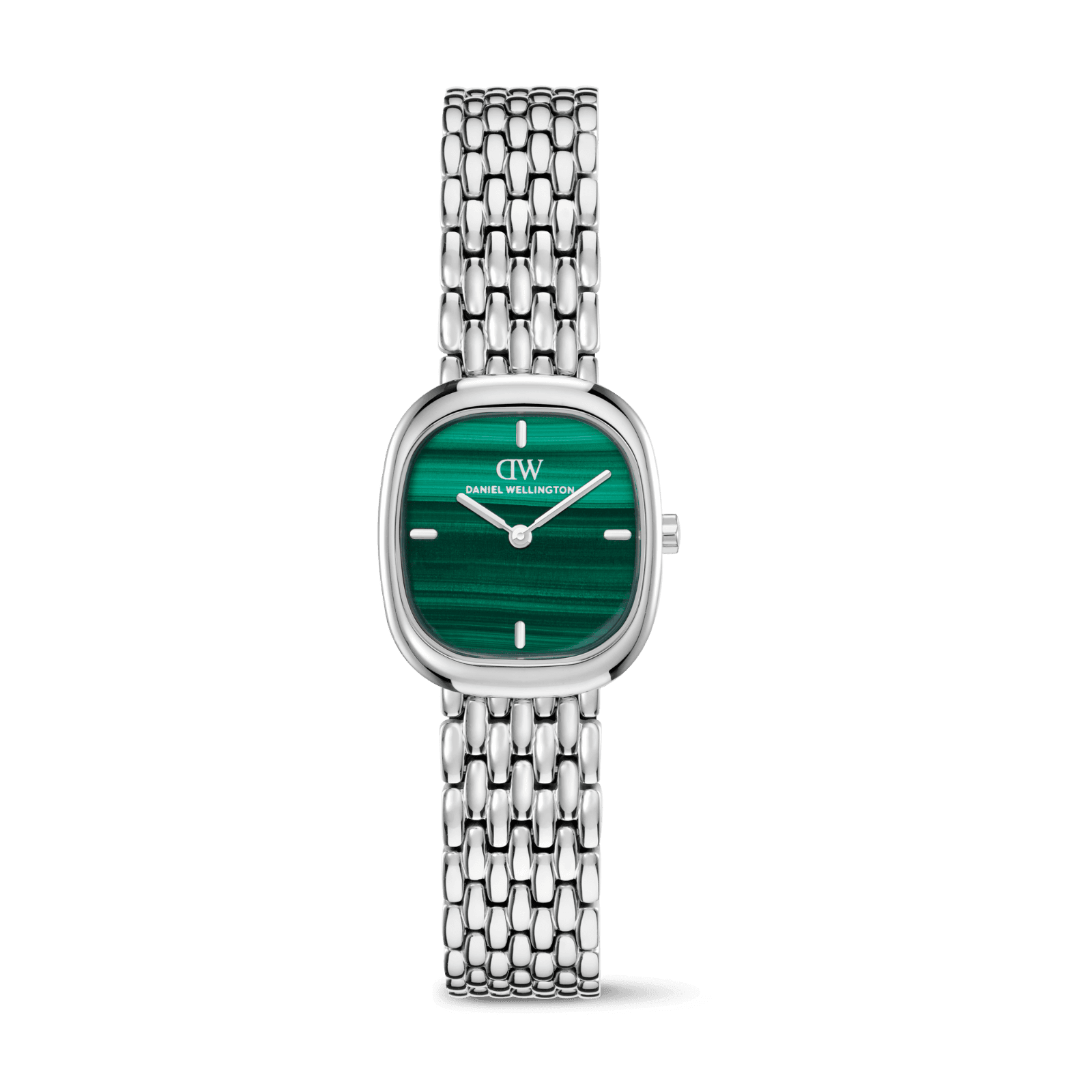 DANIEL WELLINGTON Corta Malachite Grain-Link Silver DW00600991 Kadın KOL SAATİ 1