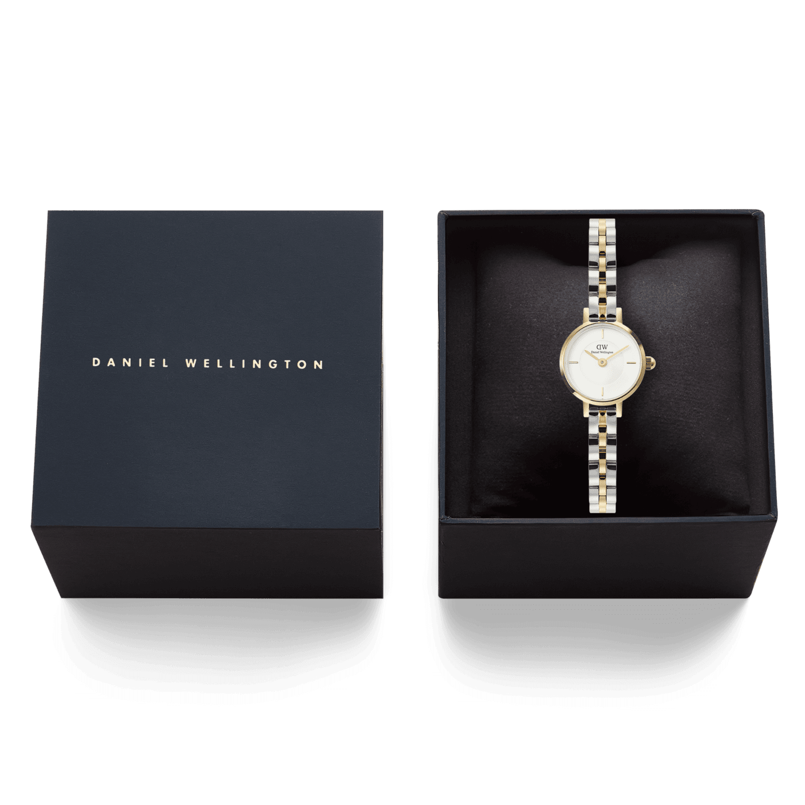 DANIEL WELLINGTON Petite Mini Arch 3-Link Two Tone Gold DW00600923 Kadın KOL SAATİ 6