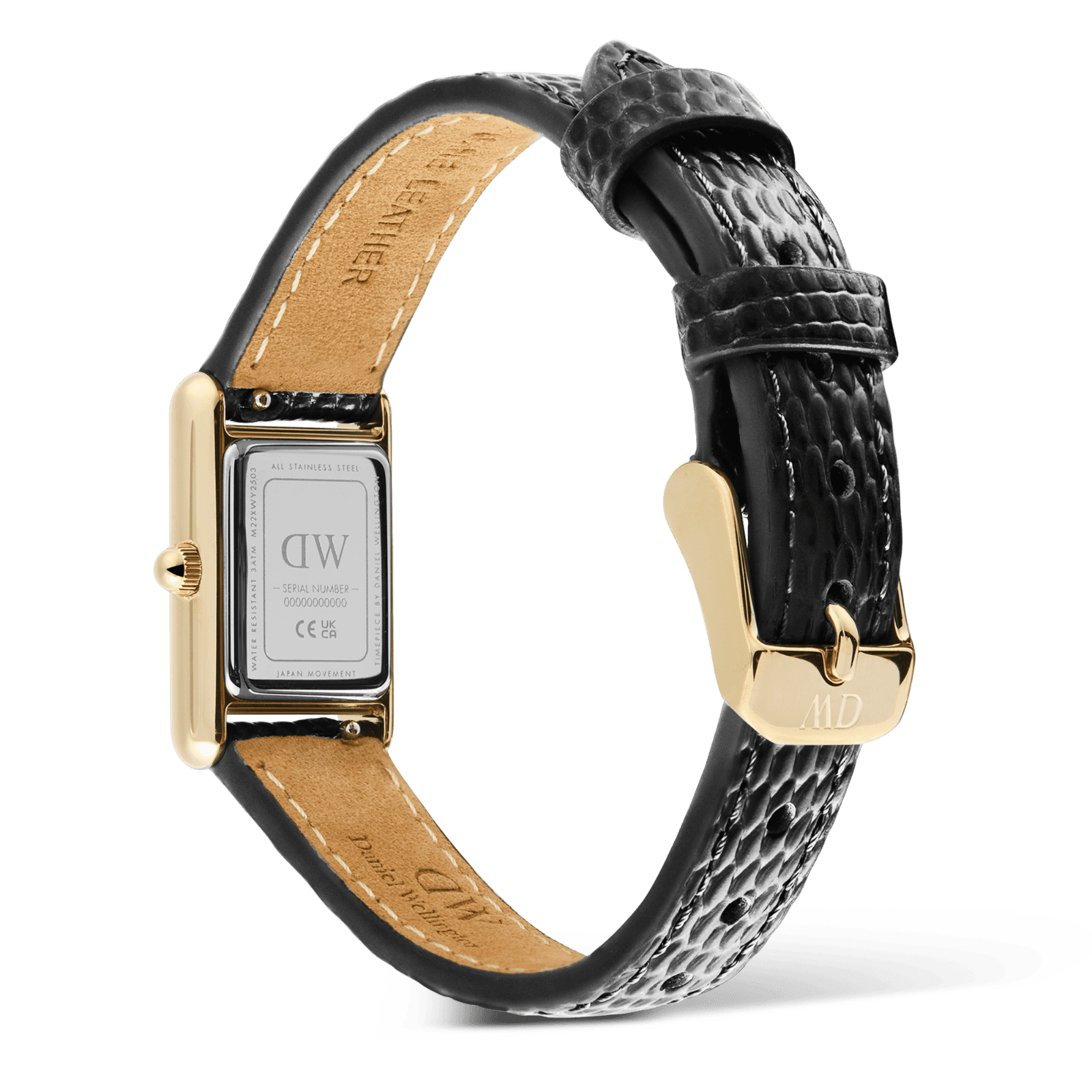 DANIEL WELLINGTON Bound Mini Black Lizard Gold DW00600903 Kadın KOL SAATİ 5