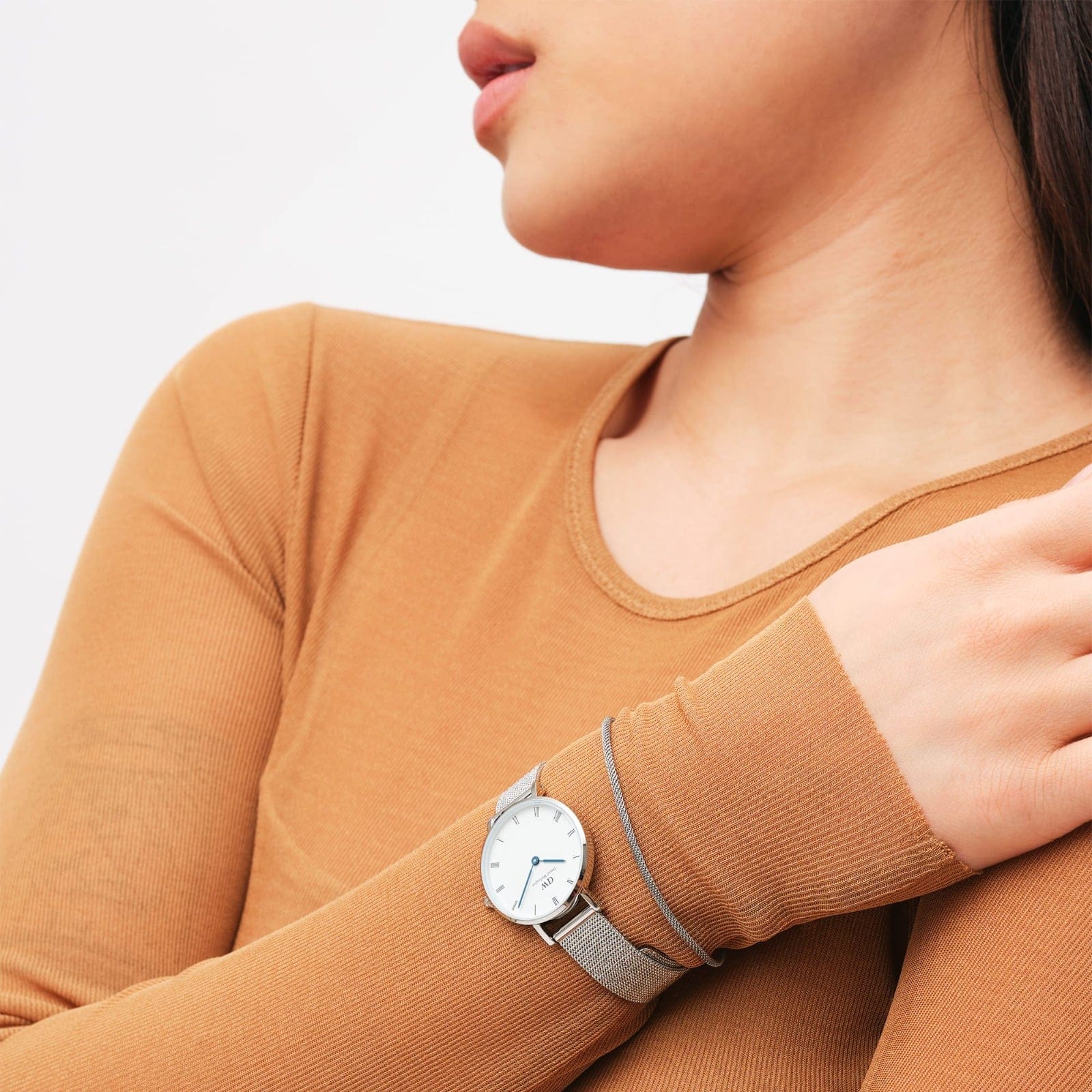 DANIEL WELLINGTON Petite Roman Numerals Sterling DW00600684 Kadın KOL SAATİ 2