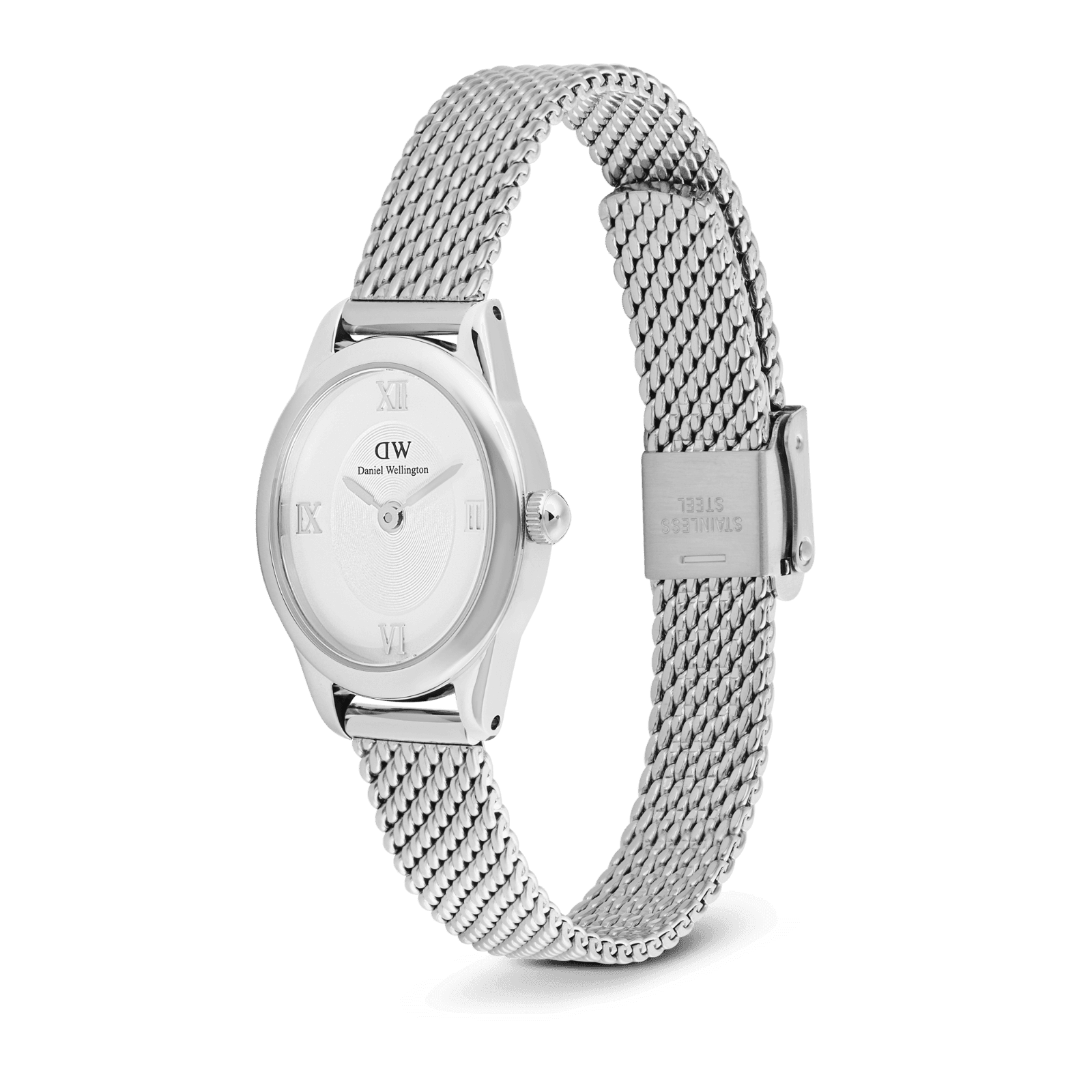 DANIEL WELLINGTON Ophelia Mini Mesh White Silver DW00600938 Kadın KOL SAATİ 3