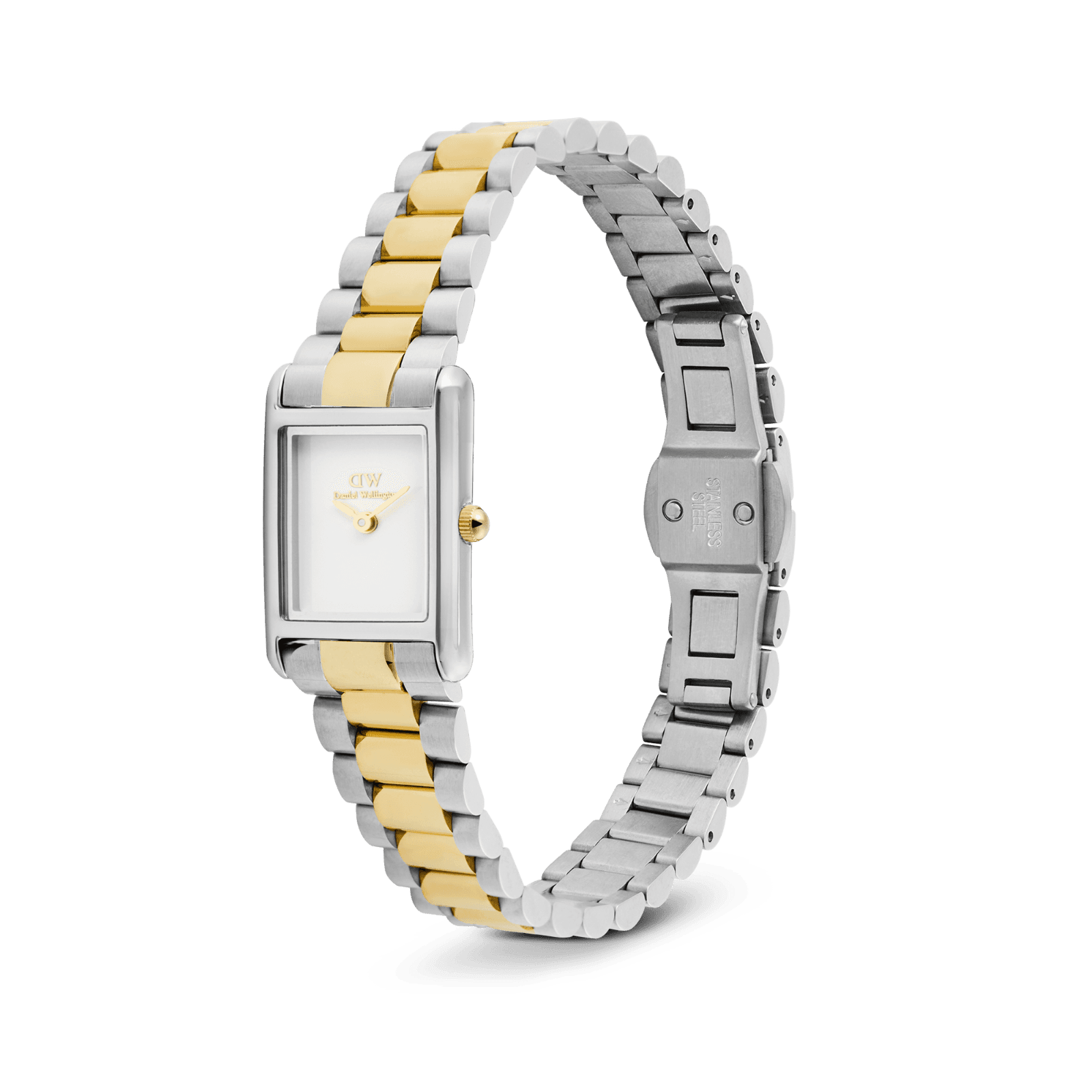 DANIEL WELLINGTON Bound Mini 3-Link Two Tone Gold DW00600932 Kadın KOL SAATİ 4