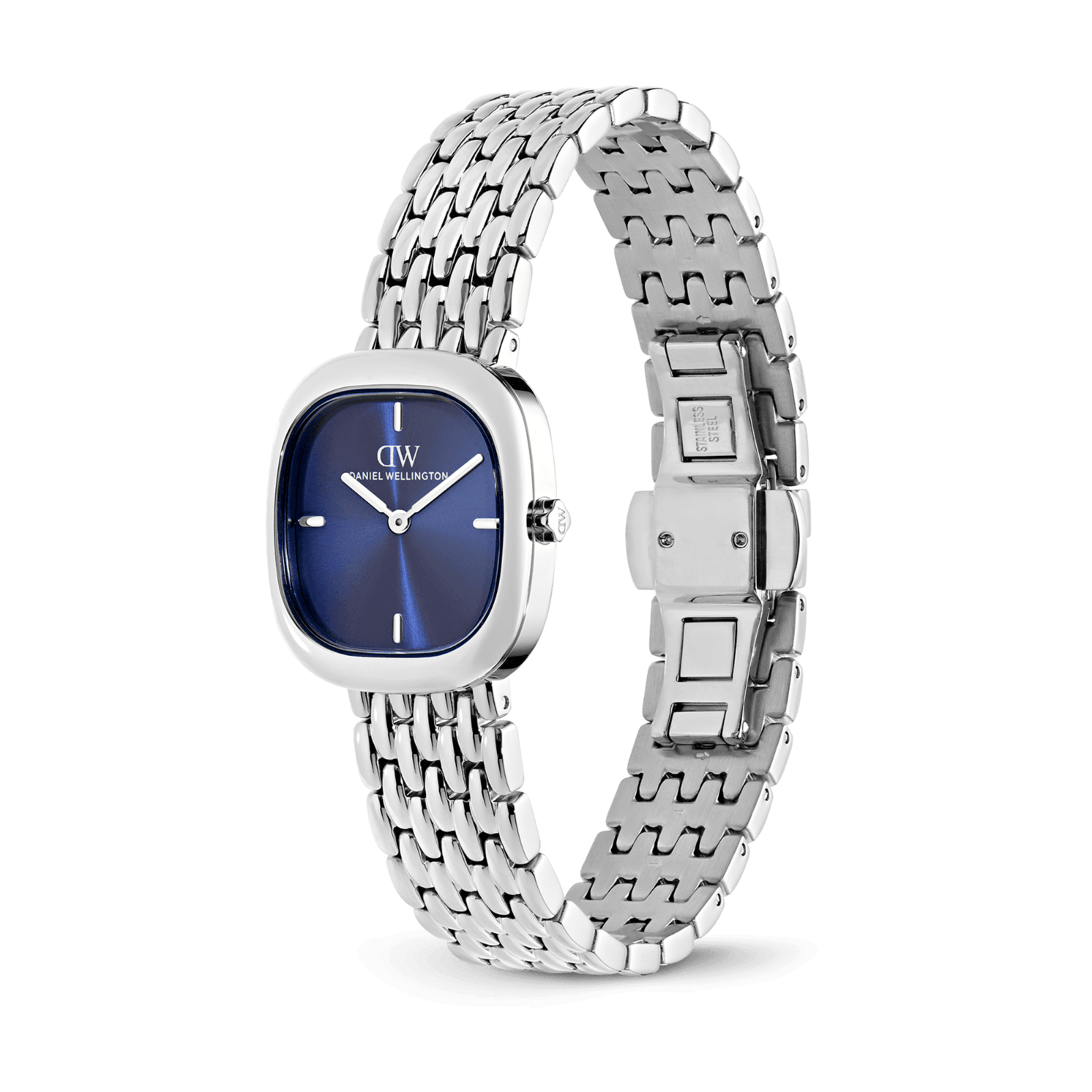 DANIEL WELLINGTON Corta Royal Blue Grain-Link Silver DW00600992 Kadın KOL SAATİ 3