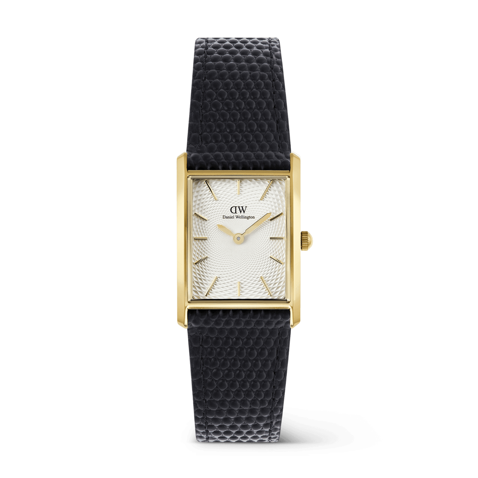 DANIEL WELLINGTON Bound Black Lizard Guilloché Gold DW00600899 Erkek KOL SAATİ 1
